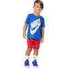 Nike Boys’ Dri-FIT Sportswear T-Shirt and Mesh Shorts 2-Piece Outfit Set(University Red/Game Royal)