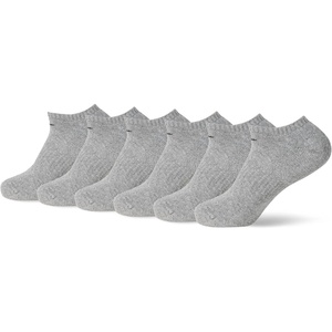 Nike Adult Everyday Cushioned Training No-Show Socks 6-Packs | Mens Womens(Carbon Heather/Black)