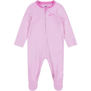 Nike Baby Essentials Striped Footed Coverall(Playful Pink)