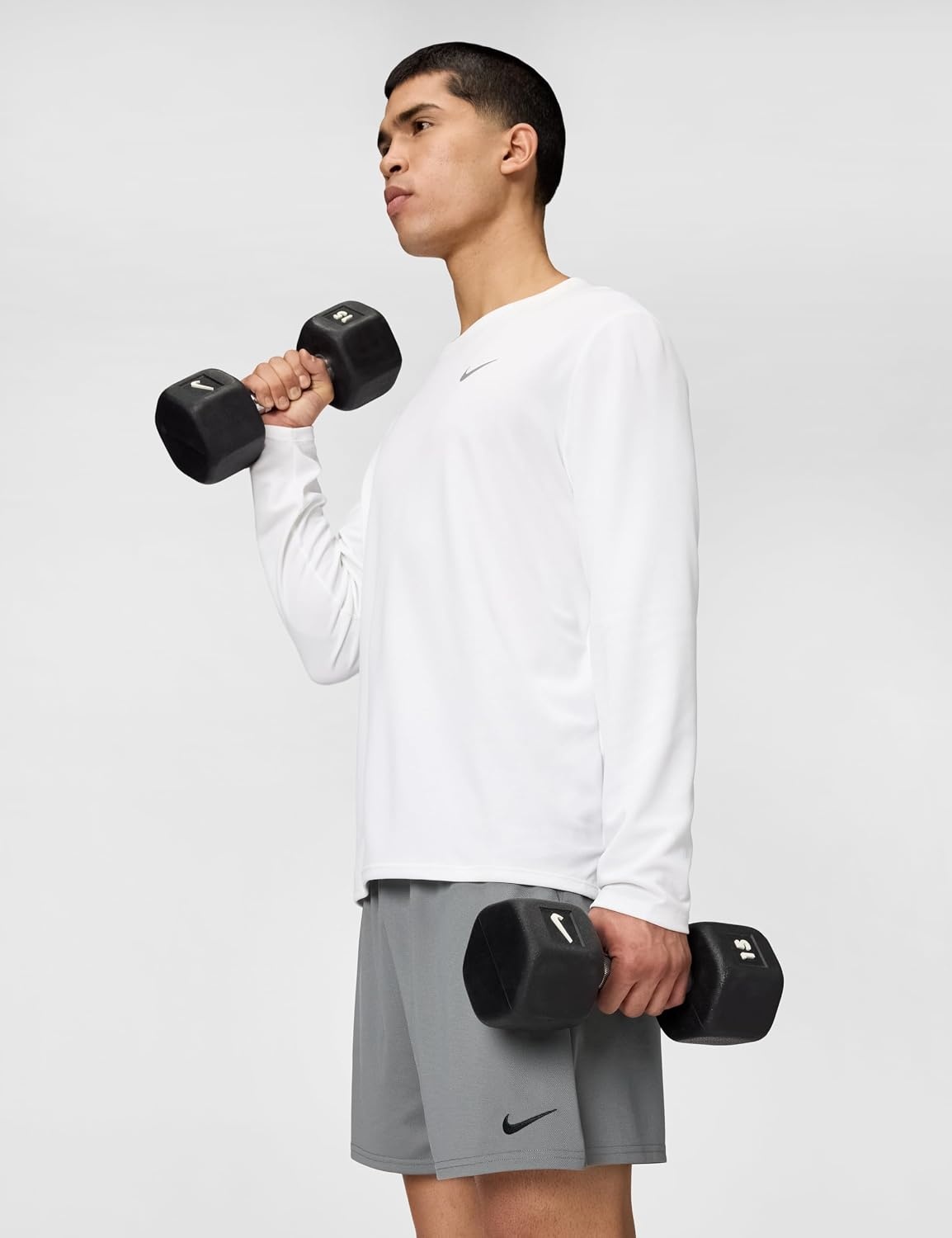 image:imageNike Mens DriFIT Flex 7 WorkoutTraining ShortSmoke GreyBlack