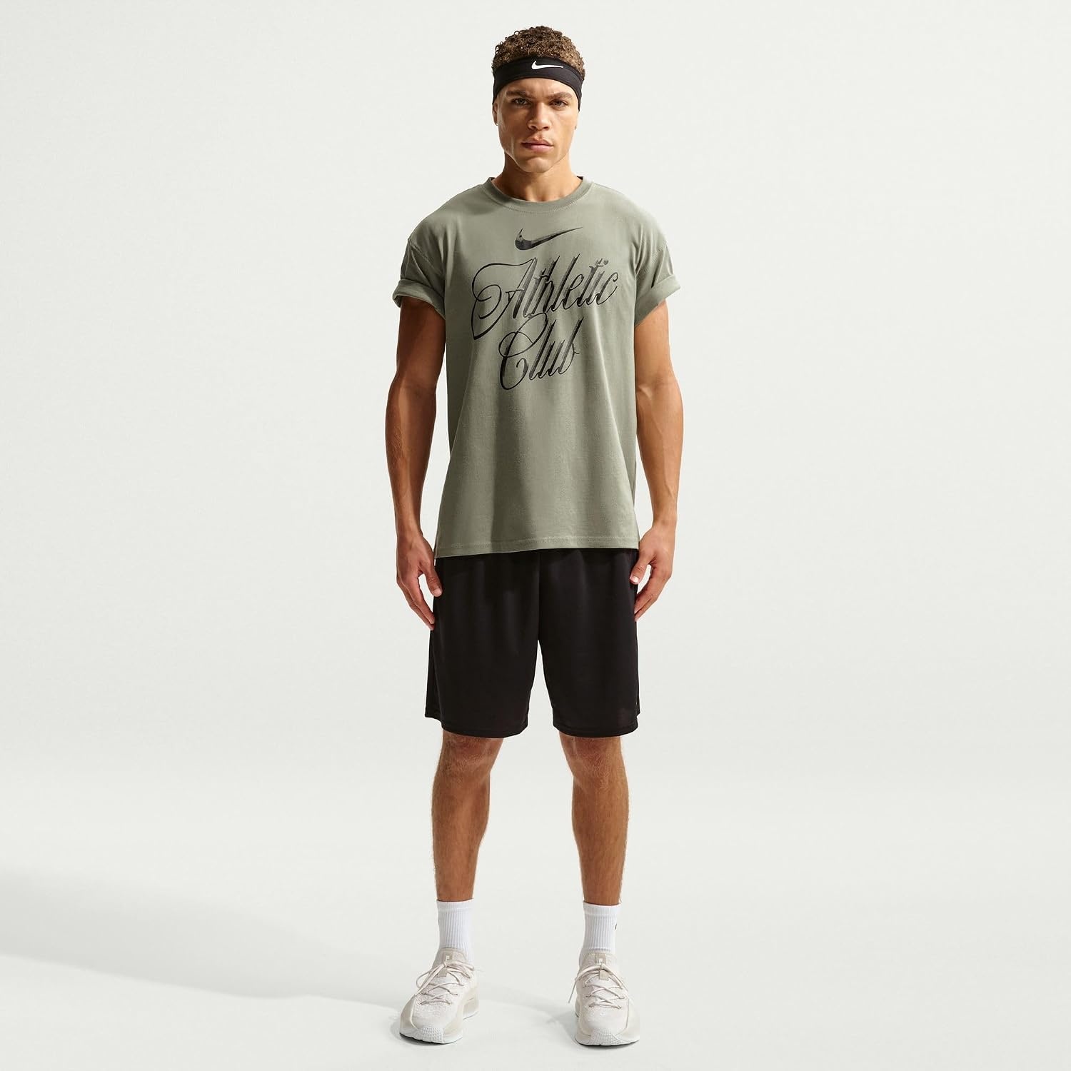 image:imageNike Mens DriFIT Flex 9 WorkoutTraining ShortsBlackWhite