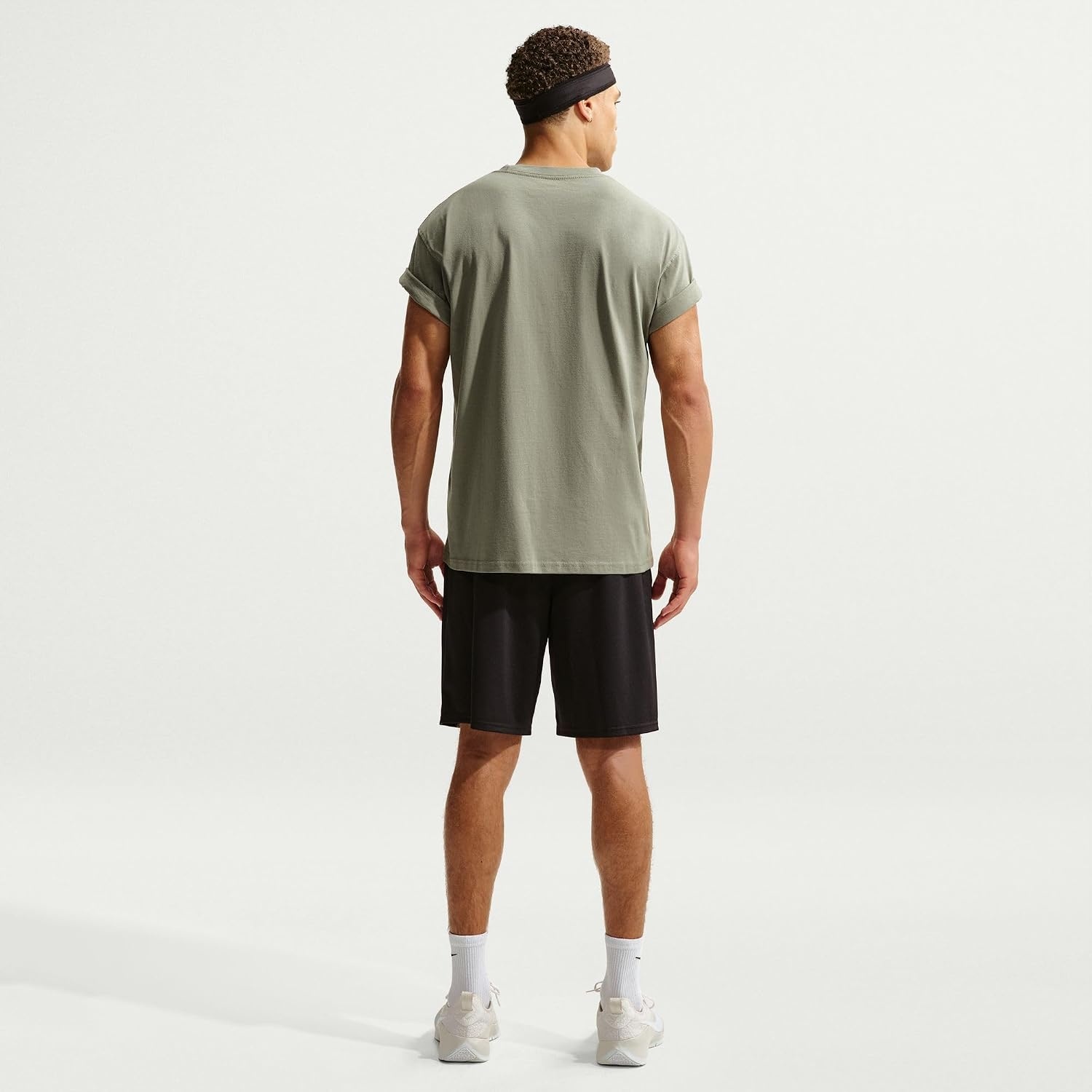 image:imageNike Mens DriFIT Flex 9 WorkoutTraining ShortsBlackWhite