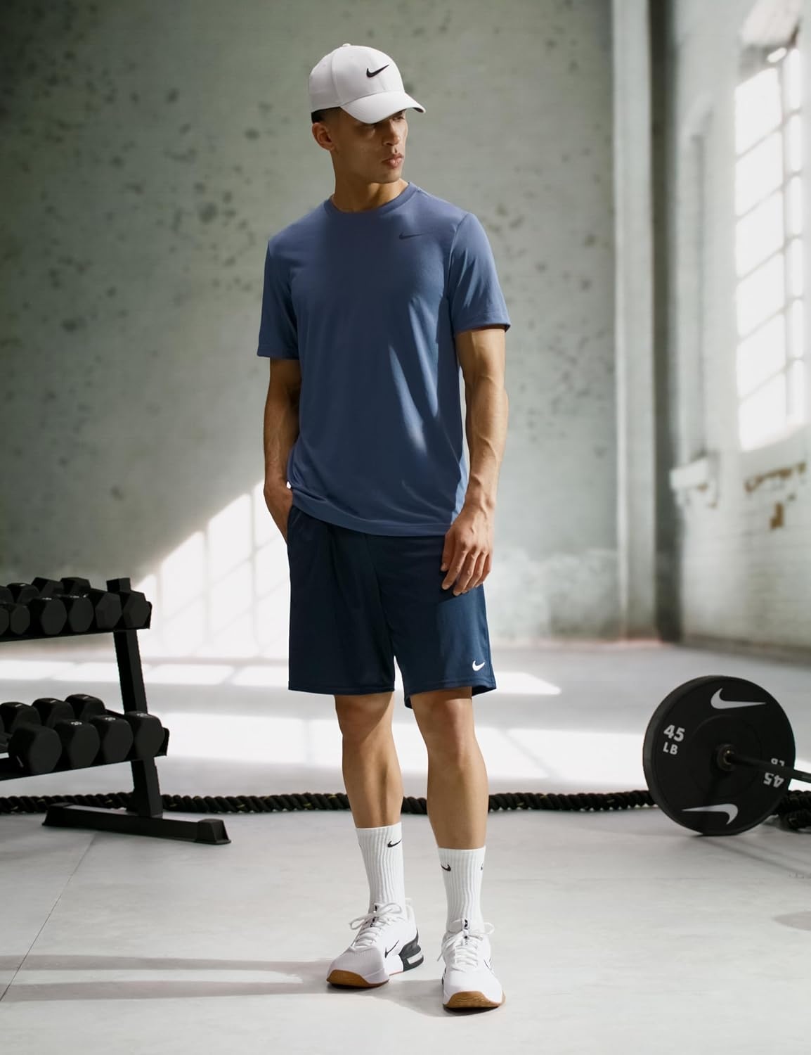 image:imageNike Mens DriFIT Flex 9 WorkoutTraining ShortsObsidianBlack