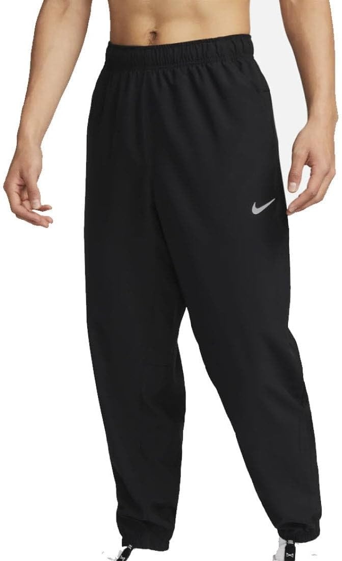image:imageNike Mens Form DriFIT Tapered Versatile PantsBlackBlackReflective Silver