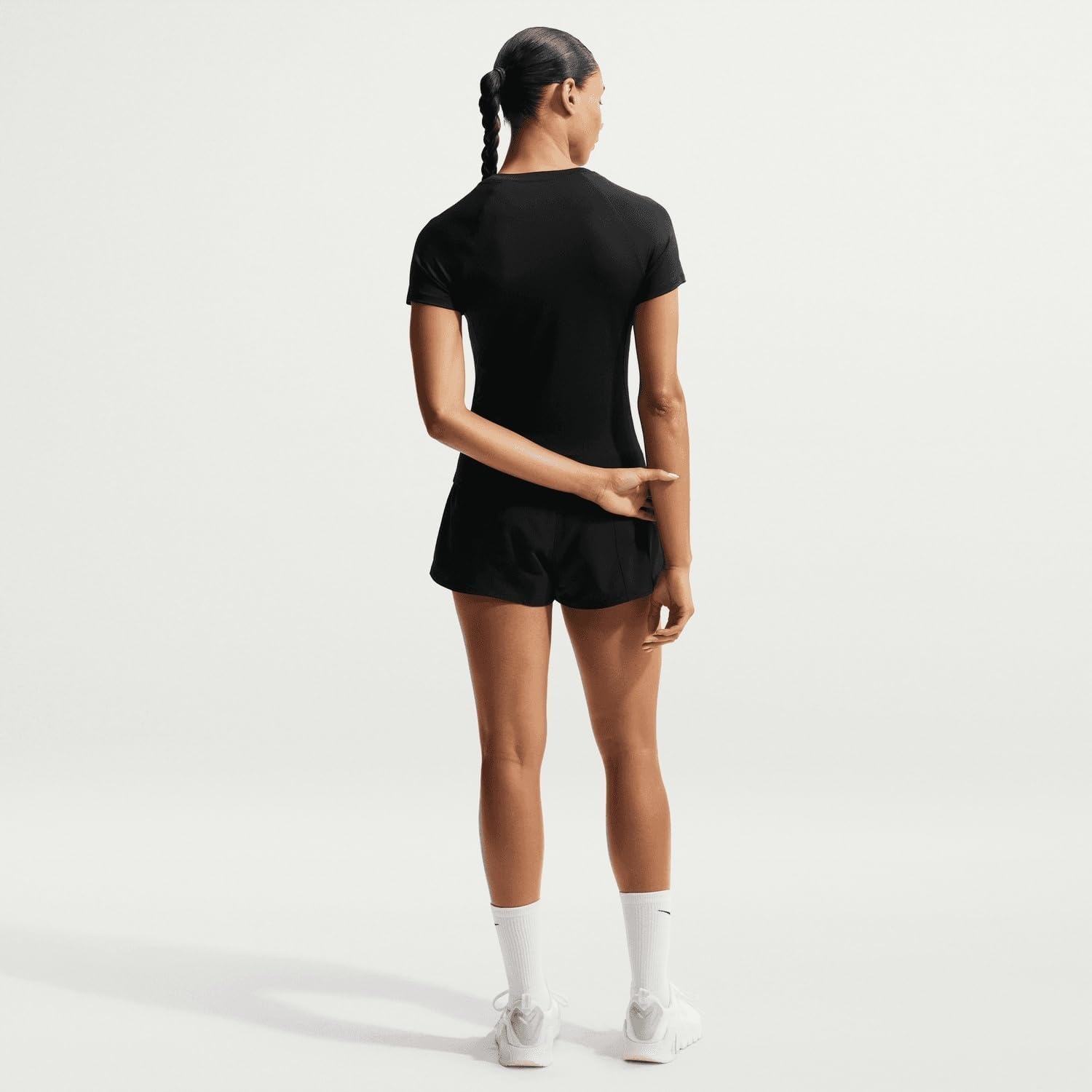 image:imageNike Womens Victory Baselayer DriFIT Fitness Short Sleeve TopBlackWhite