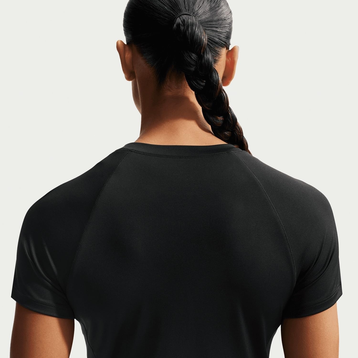 image:imageNike Womens Victory Baselayer DriFIT Fitness Short Sleeve TopBlackWhite