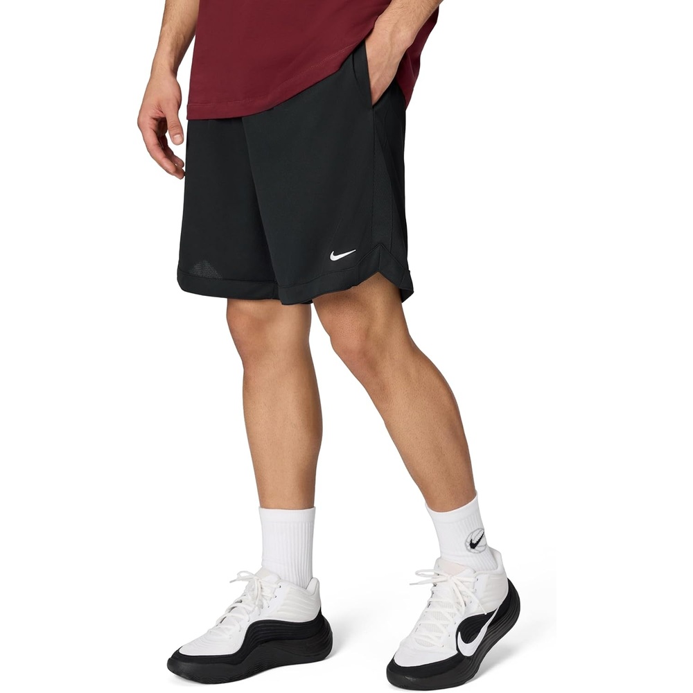 image:imageNike Mens DNA Academy DriFIT 8 Basketball ShortsBlackBlackBlackWhite