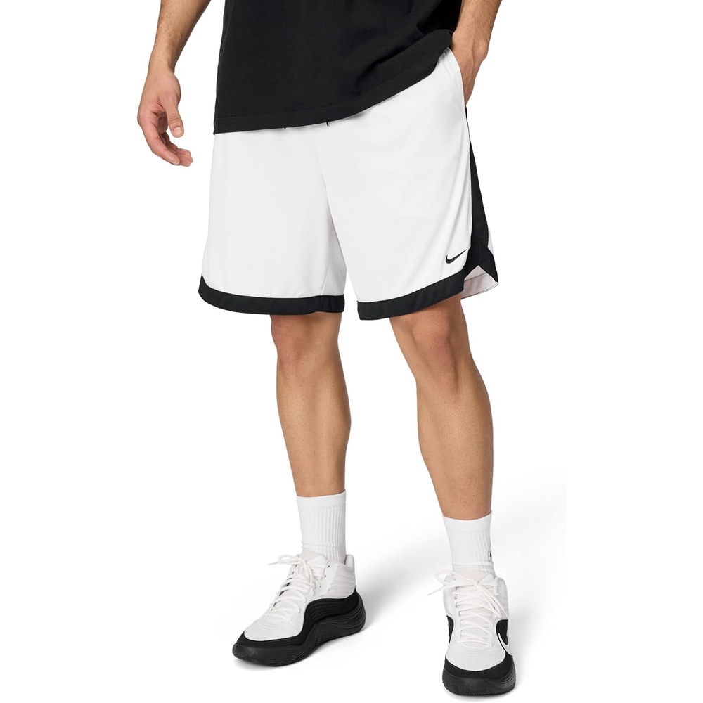 image:imageNike Mens DNA Academy DriFIT 8 Basketball ShortsWhiteBlackBlackBlack