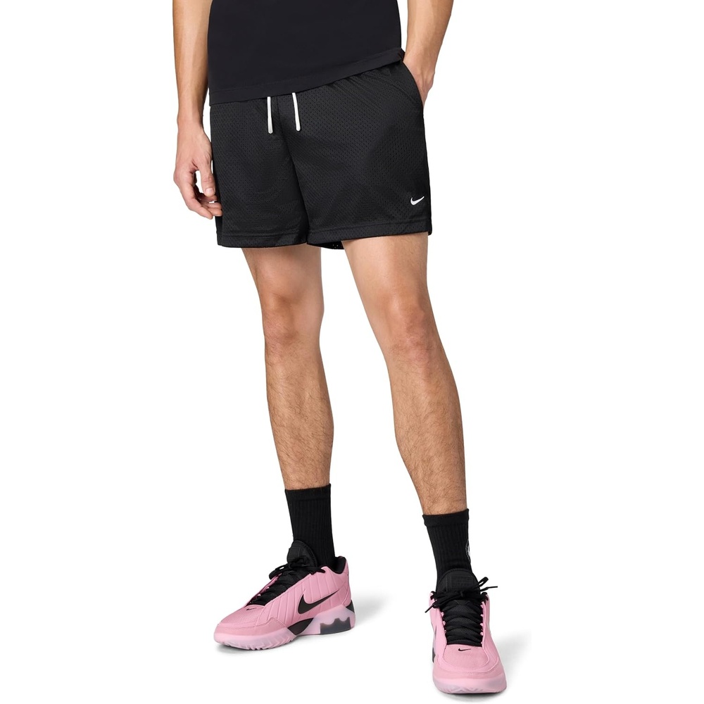 image:imageNike Mens DriFIT 5 Mesh Basketball ShortsBlackWhite
