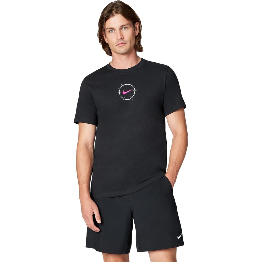 image:imageNike Mens DriFIT Training TShirt Front and Back Graphic Workout TeeBlack
