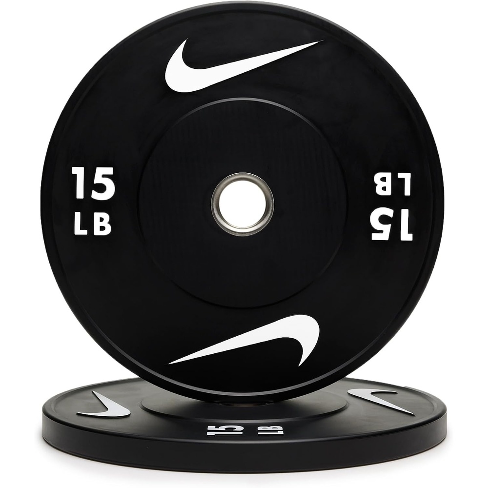image:imageNike Olympic Rubber Bumper Plates Pair15 lb Pair