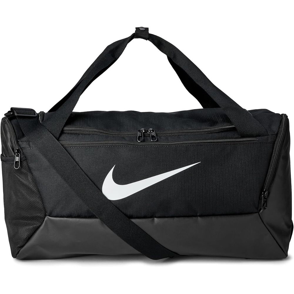 image:imageNike Unisex Adult Gameday Brasilia 95 Training Duffel Bag 25L 41L 60L or 95L  Mens and WomensBlackBlackWhite