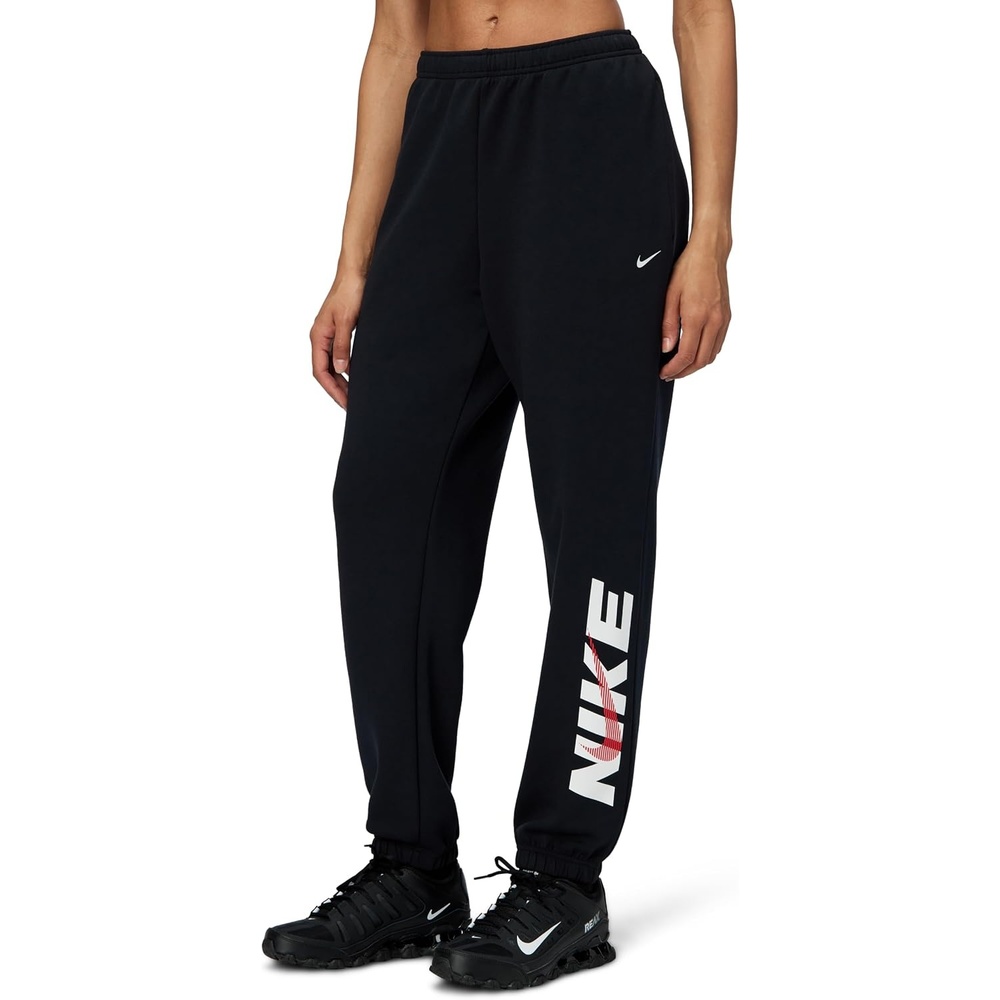 image:imageNike Womens Nike One DriFIT Cuff PantsBlackUniversity RedWhite
