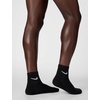 Nike Adult Everyday Cushioned Training Ankle Socks (6-Packs) | Mens Womens(Black/White)