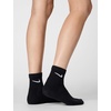 Nike Adult Everyday Cushioned Training Ankle Socks (6-Packs) | Mens Womens(Black/White)