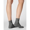 Nike Adult Everyday Cushioned Training Ankle Socks (6-Packs) | Mens Womens(Carbon Heather/Black)