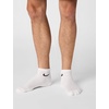 Nike Adult Everyday Cushioned Training Ankle Socks (6-Packs) | Mens Womens(White/Black)