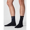 Nike Adult Everyday Lightweight Training Crew Socks (3-Packs) | Mens Womens(Black/White)
