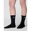 Nike Adult Everyday Lightweight Training Crew Socks (3-Packs) | Mens Womens(Black/White)