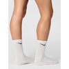 Nike Adult Everyday Lightweight Training Crew Socks (3-Packs) | Mens Womens(White/Black)