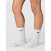 Nike Adult Everyday Lightweight Training Crew Socks (3-Packs) | Mens Womens(White/Black)