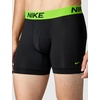 Nike Men’s All Day Micro Stretch Boxer Brief Underwear (3-Pack)(Black W/ Volt/Cool Grey/University Red)