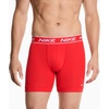 Nike Men’s All Day Micro Stretch Boxer Brief Underwear (3-Pack)(Chili Red/Dark Teal/Black)