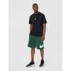 Nike Men’s Basketball T-Shirt; Front and Back Graphic Tee Shirt(Black)