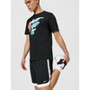 Nike Men’s DNA Academy Dri-FIT 8″ Basketball Shorts(Black/White/White/White)