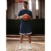 Nike Men’s DNA Academy Dri-FIT 8″ Basketball Shorts(Midnight Navy/White/White/White)