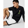 Nike Men’s DNA Academy Dri-FIT 8″ Basketball Shorts(White/Black/Black/Black)