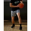 Nike Men’s Dri-FIT 5″ Mesh Basketball Shorts(Cool Grey/White)