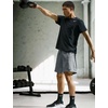 Nike Men’s Dri-FIT Flex 9″ Workout/Training Shorts(Smoke Grey/Black)