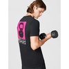 Nike Men’s Dri-FIT Training T-Shirt; Front and Back Graphic Workout Tee(Black)