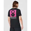 Nike Men’s Dri-FIT Training T-Shirt; Front and Back Graphic Workout Tee(Black)