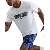 Nike Men’s Dri-fit ‘Winning’ Graphic T-Shirt(White/Black)