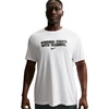 Nike Men’s Dri-fit ‘Winning’ Graphic T-Shirt(White/Black)
