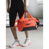 Nike Unisex Adult Gameday Brasilia 9.5 Training Duffel Bag (25L, 41L, 60L, or 95L) | Mens and Womens(Hot Lava/Black/Diffused Blue)