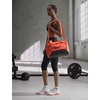 Nike Unisex Adult Gameday Brasilia 9.5 Training Duffel Bag (25L, 41L, 60L, or 95L) | Mens and Womens(Hot Lava/Black/Diffused Blue)
