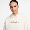 Nike Women’s Basketball Oversized Pullover Hoodie(Sail/Club Gold)