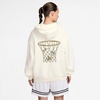 Nike Women’s Basketball Oversized Pullover Hoodie(Sail/Club Gold)