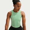 Nike Women’s Nike One Fitted Dri-fit Cropped Tank Top(Cucumber Calm/White)
