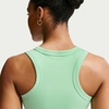Nike Women’s Nike One Fitted Dri-fit Cropped Tank Top(Cucumber Calm/White)
