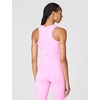 Nike Women’s Nike One Fitted Dri-fit Cropped Tank Top(Pink Rise/White)