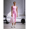 Nike Women’s Nike One Fitted Dri-fit Cropped Tank Top(Pink Rise/White)