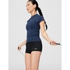 Nike Women’s Victory Baselayer Dri-FIT Fitness Short Sleeve Top(Midnight Navy/White)