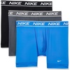 Nike Men’s All Day Micro Stretch Boxer Brief Underwear (3-Pack)(Photo Blue/Iron Grey/Black)