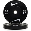 Nike Olympic Rubber Bumper Plates – Pair(35 lb – Pair)
