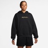 Nike Women’s Basketball Oversized Pullover Hoodie(Black/Club Gold)