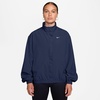 Nike Women’s Nike One Dri-FIT Woven Jacket(Midnight Navy/White)